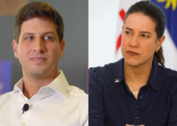 João Campos (PSB) e Raquel Lyra (PSD)