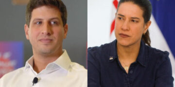 João Campos (PSB) e Raquel Lyra (PSD)