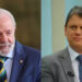 Lula (PT) e Tarcísio de Freitas (Republicanos)