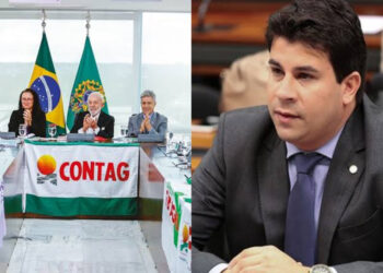 Aristides Veras é irmão do deputado federal Carlos Veras (dir.)