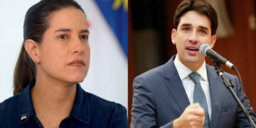 Ministro Silvio Costa Filho e governadora Raquel Lyra (PSD)