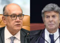 Gilmar Mendes e Luiz Fux (esq. p/ dir.)