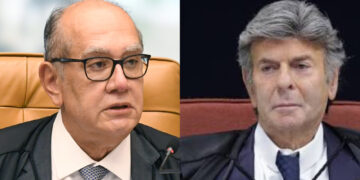 Gilmar Mendes e Luiz Fux (esq. p/ dir.)