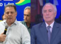 Presidente do PSDB, Marconi Perillo e ex-presidente Michel Temer