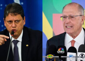 Tarcísio de Freitas (Republicanos) e Geraldo Alckmin (PSB)