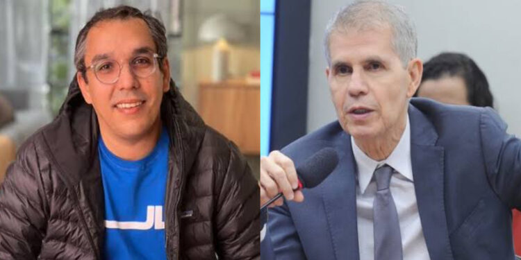 Sidônio Palmeira e empresário Francisco Kertész (esq. p/ dir.)