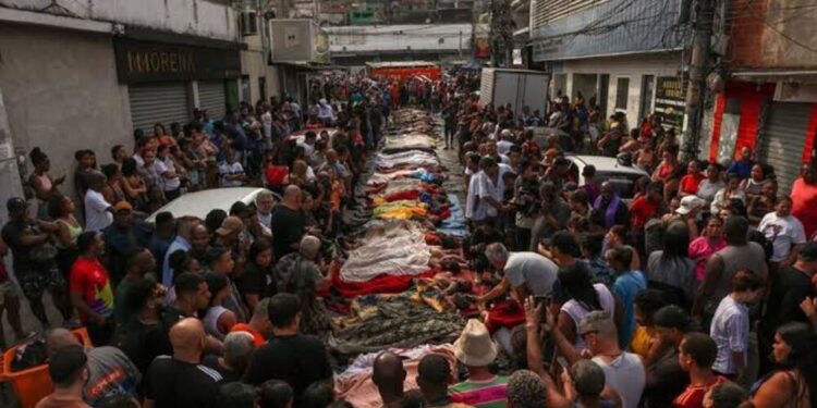 O governo do Rio identificou 99 dos 117 suspeitos mortos na megaoperação