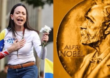 A líder da oposição venezuelana, María Corina Machado.