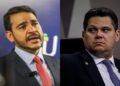 O ministro da AGU, Jorge Messias, e o senador Davi Alcolumbre (UNIÃO).