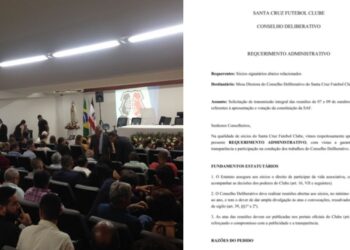 Requerimento Administrativo direcionado à Mesa Diretora do Conselho Deliberativo.