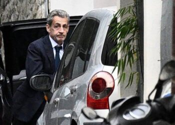 O ex-presidente francês Nicolas Sarkozy. Foto: Yoan Valat/EPA.