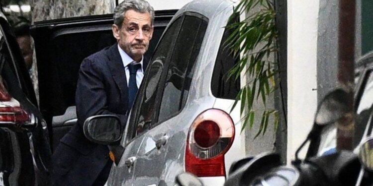 O ex-presidente francês Nicolas Sarkozy. Foto: Yoan Valat/EPA.