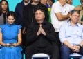 Michelle Bolsonaro, Jair Bolsonaro e Tarcísio de Freitas