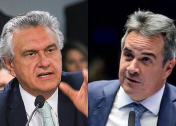 Ronaldo Caiado (União Brasil) e Ciro Nogueira (PP-PI).