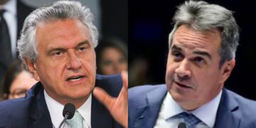 Ronaldo Caiado (União Brasil) e Ciro Nogueira (PP-PI).