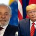 Luiz Inácio Lula da Silva. presidente do Brasil e Donald Trump, presidente dos Estados Unidos.