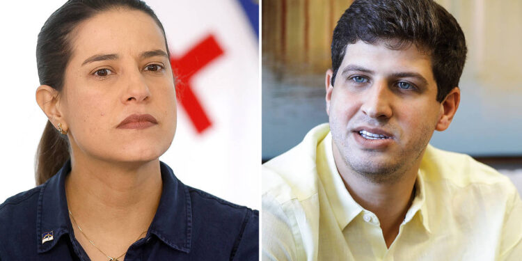 Raquel Lyra (PSD) e João Campos (PSB).