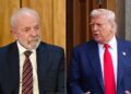 O presidente Lula e o americano Donald Trump