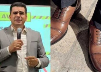 Vídeo do secretário filmando gari amarrando seus sapatos causa polêmica