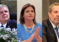 Da esq para dir. Ricardo Paes Barreto, Priscila Krause e Álvaro Porto