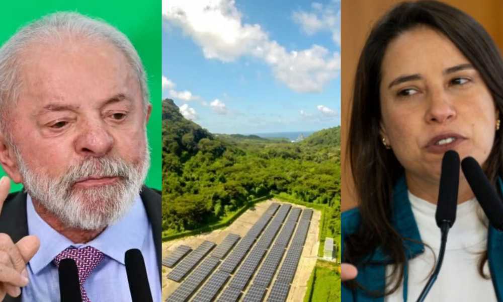 Com investimento de R$ 350 mi, Lula e Raquel lançam parque de energia solar em Noronha