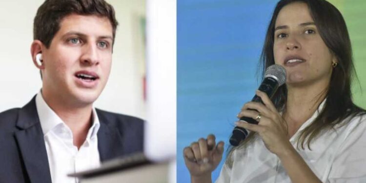 João Campos (PSB) e a governadora Raquel Lyra (PSD)