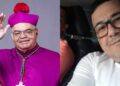 Dom Nereudo (esq) e Pe. Claudionor Alves de Lima (dir)