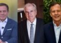 Da esq para dir: João Dória, Rubens Menin e João Camargo