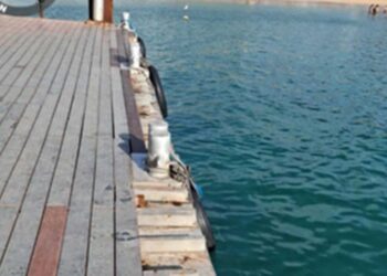 Rampa de acesso no Porto de Noronha apresenta risco