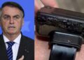 Tornozeleira eletrônica de Bolsonaro com sinais de queimaduras