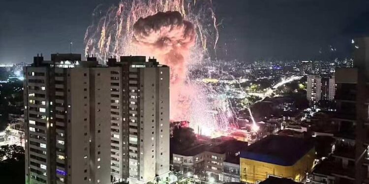 Explosão na Zona Leste de São Paulo