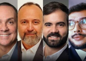 Luiz Mário Guerra, Melillo Dinis, Leonardo Dias e Guilherme Duarte