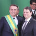Jair Bolsonaro (PL) e Tarcísio de Freitas (Republicanos) (esq. p/ dir.)