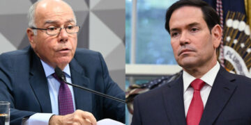 Mauro Vieira e Marco Rubio (esq. p/ dir.)