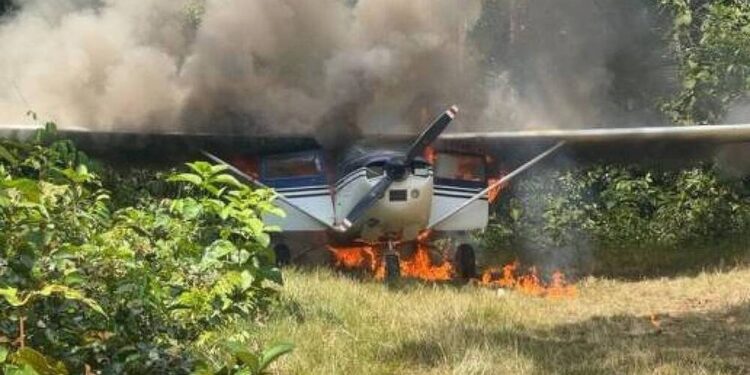 Avião suspeito foi interceptado por caças da FAB