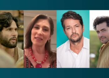 Dudu Azevedo (Jesus), Beth Goulart (Maria), Marcelo Serrado (Pilatos), Carlo Porto (Herores)