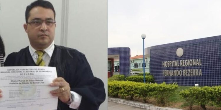 O juiz Carlos Eduardo Mathias se encontra no Hospital Regional de Ouricuri