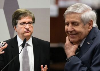 O procurador-geral Paulo Gonet, e o General Augusto Heleno.