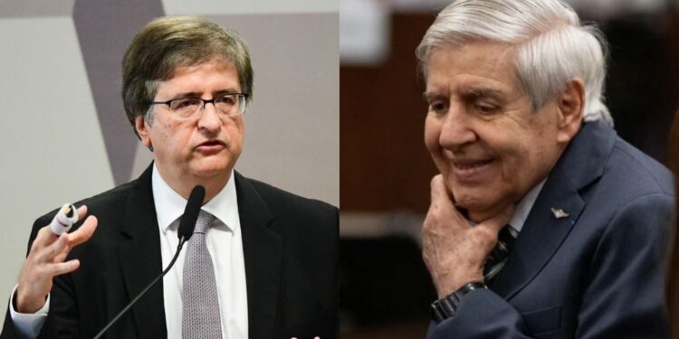 O procurador-geral Paulo Gonet, e o General Augusto Heleno.