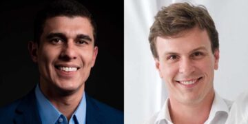 Emanoelton Borges (esq.) e Miguel Coelho