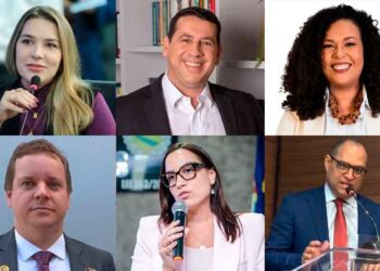 Adriana Caribé, Alexandre Bartilotti, Ana Paula Azevêdo, Carlos Gil e Diana Câmara (da esq. p/ dir.)