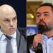 O ministro do STF Alexandre de Moraes e o governador do Rl, Cláudio Castro (PL)