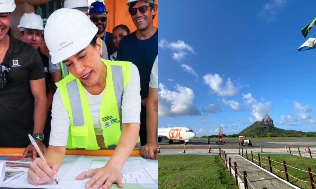 Raquel anuncia entrega antecipada do terminal do aeroporto de Fernando de Noronha