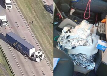 Motorista foi encontrado amarrado ao lado de artefatos, supostamente bombas