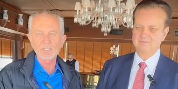 Mario Botion e Gilberto Kassab (PSD)