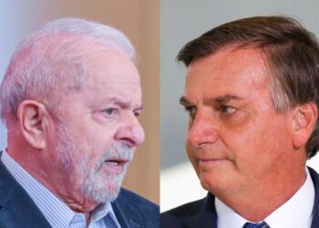 O presidente Lula (PT) e o ex presidente Jair Bolsonaro