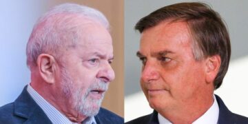 O presidente Lula (PT) e o ex presidente Jair Bolsonaro