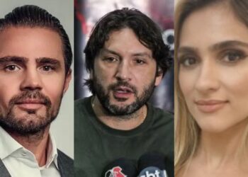 Daniel Vorcaro, Iran Barbosa e Natália Vorcaro (Da esq. p/ dir.)