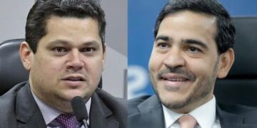 Davi Alcolumbre (União-AP) e Jorge Messias, advogado-geral da União do Brasil