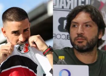 O centroavante Thiago Galhardo e Iran Barbosa